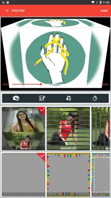 flipagram Video Slideshow photo to video with song android App screenshot 3